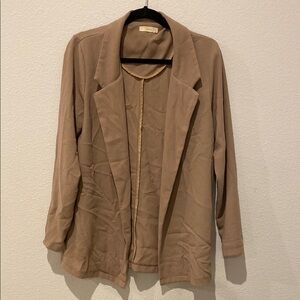Women's Tan Blazer